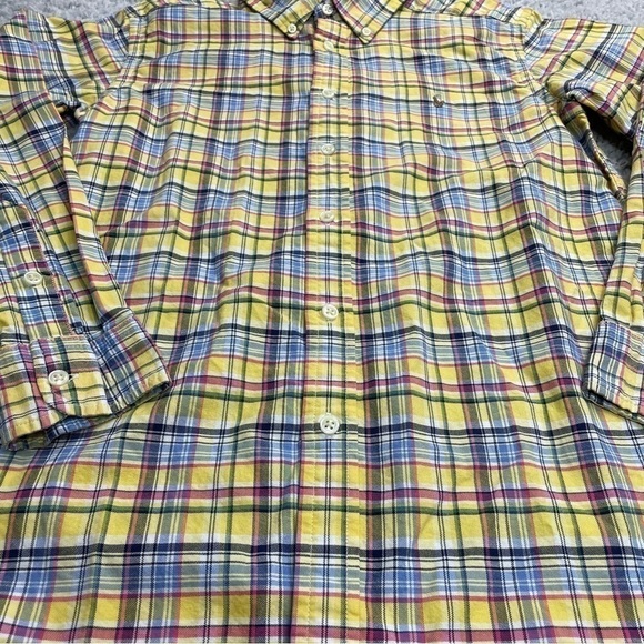 Ralph Lauren Shirt Boys 18 Classic Plaid Button Up Easter Holiday Party Pictures - Picture 3 of 5